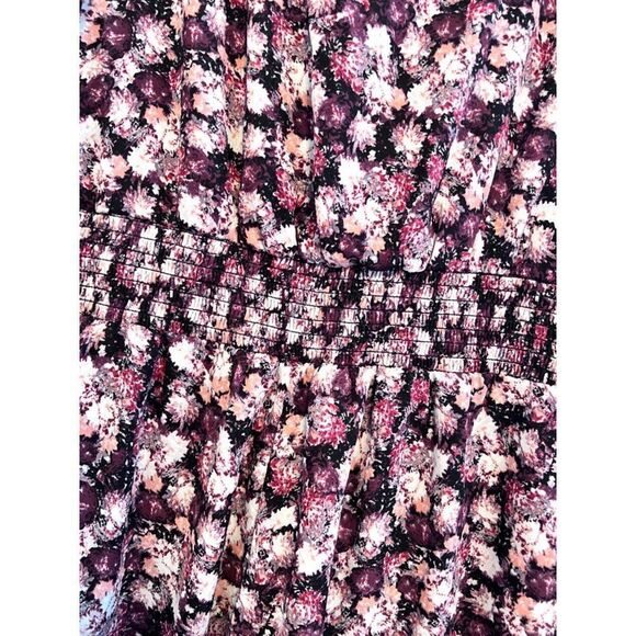 Xhilaration Large Floral Romper Cinched waist - Picture 2 of 4